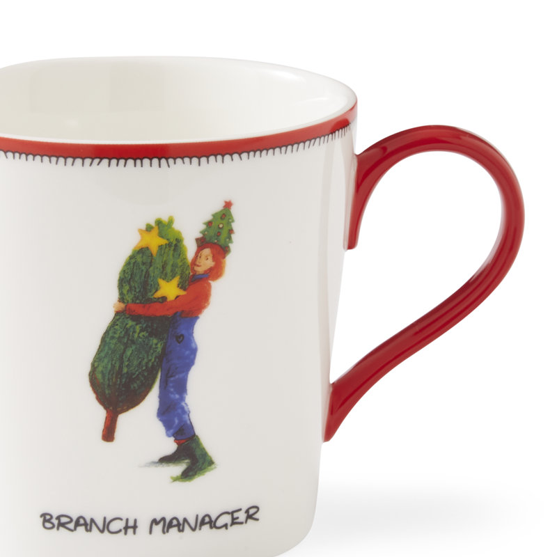 Kit Kemp, Christmas - Doodles - Mug - Branch Manager