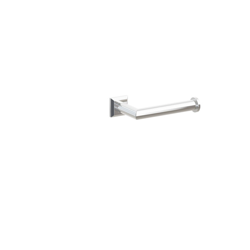 Porte-papier tubulaire Emtek, Chrome poli