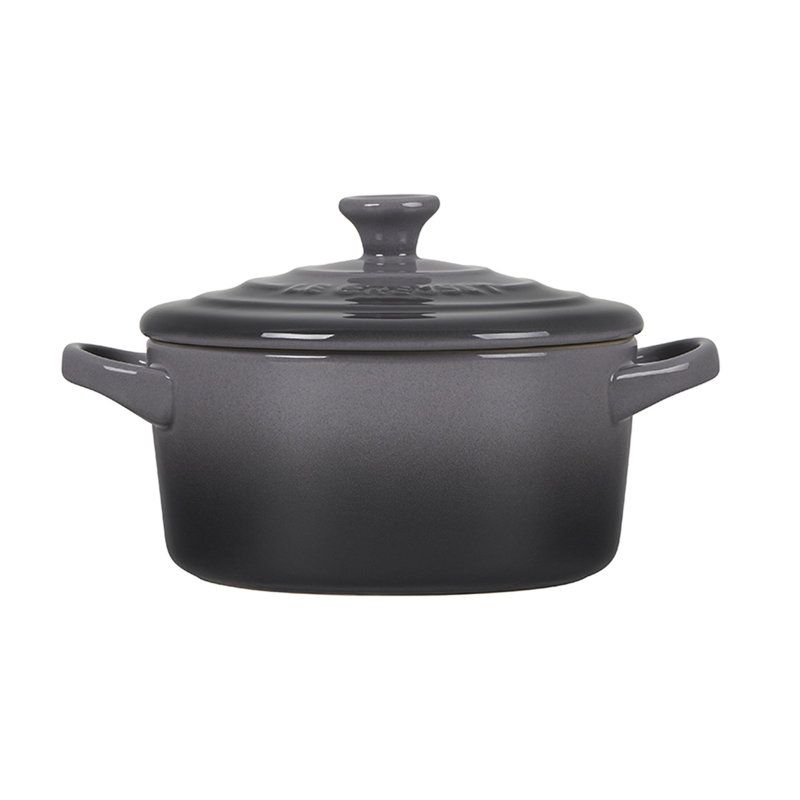 Le Creuset Stoneware Mini Round Cocotte, 14oz., Oyster