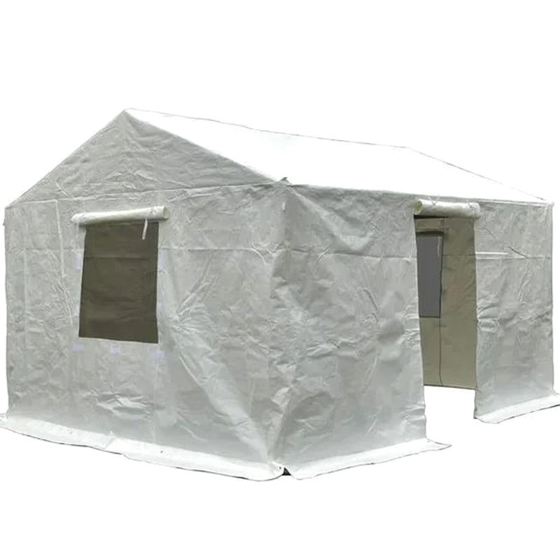 Housse pour abri de jardin 12 po x 14 pi - blanc imperméable toutes saisons avec parois latérales et fenêtres en filet pour les pavillons de jardin et