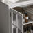Joey 30" Bathroom Vanity With Ceramic Sink & Glass Doors-2081285296