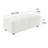 Creager Boucle Upholstered Rectangular Ottoman Off White