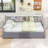 Twin Upholstered Daybed with Shelves and 2 Drawers-929704178