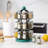 24 Jar Revolving Spice Rack With Spices Included, Spice Organizer For Kitchen Countertop