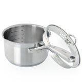 Chantal Induction 21 Steel® 2.5 qt. Stainless Steel Sauce Pan with Lid