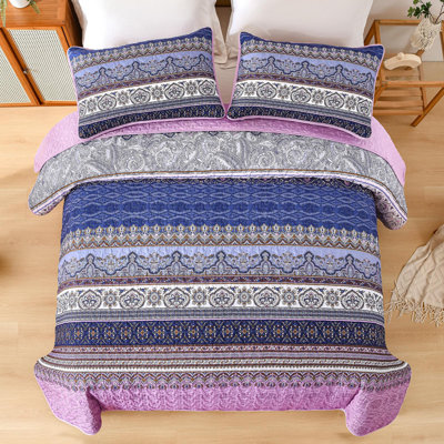 Ensemble de 3 courtepointe Boho Bohemian