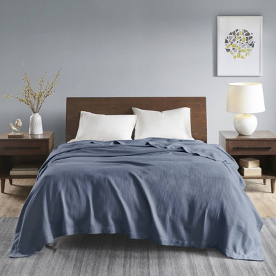 Couverture pour lit double 100% coton égyptien