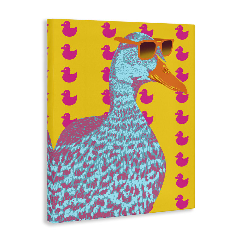 Toile d'oie Quirky Vibrant, design par Marcus Prime, H 20 po x l 16 po
