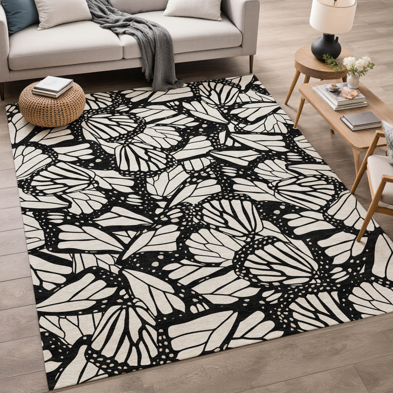 Tapis intérieur / extérieur lavable à la machine Chantille ACN2846, Lin, 10 pi x 14 pi