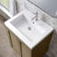 Meuble-lavabo simple 23,63 po Chianti avec plateau en pierre reconstituée