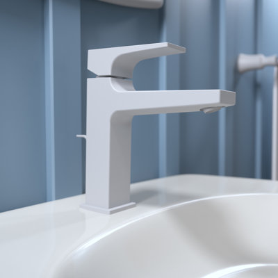 Hansgrohe Metropol Single-Hole Faucet 110 with Lever Handle and Drain Assembly, 1.2 GPM
