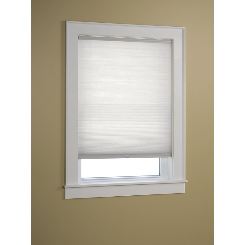 Store alvéolaire semi-diaphane, Blanc, 36" l