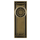 Mission Plate with Mission Door Knob