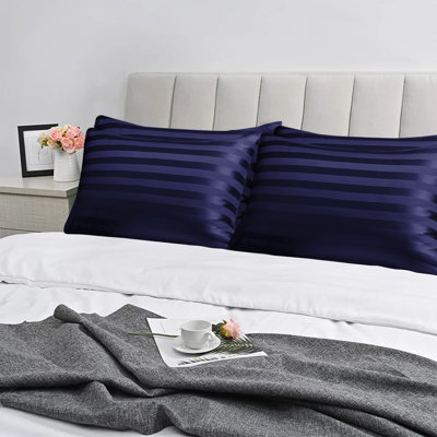 Luxury Microfiber Striped Pillowcases - Soft, Breathable & Wrinkle-Resistant Pillow Covers for Sofa,
