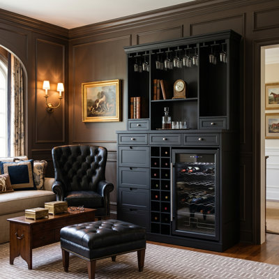45.3"W Wine Storage Cabinet With Freezers