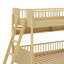 Lit superposé en bois de taille simple, livré avec 3 unités de rangement-2113327266