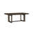 Dark Oak Trestle Dining Table With Leaf