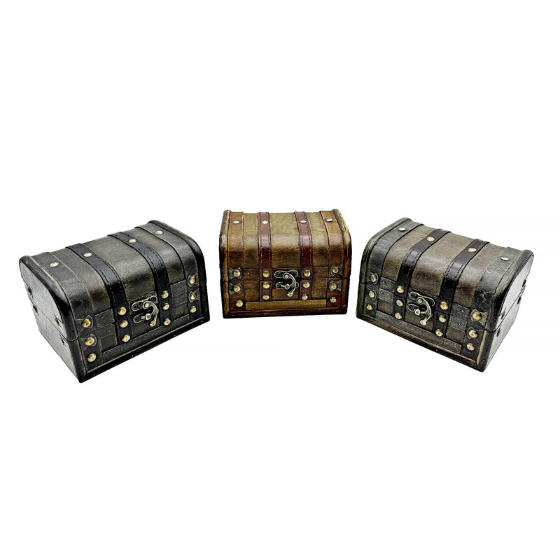 Ensemble de 3 boîtes décoratives Deresa