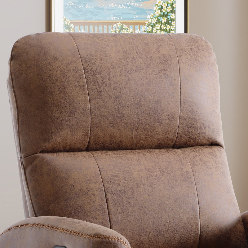 Fauteuil oscillant inclinable manuel Kiea , Brun