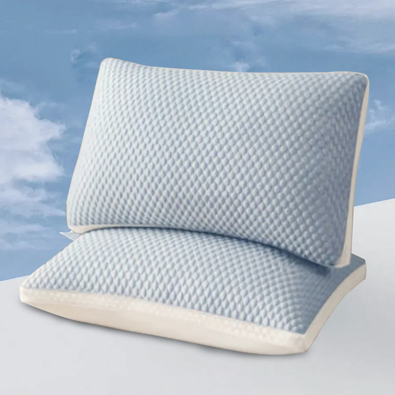 Cool And Breathable Tofu Pillow - Supports The Neck And Spine  Helps You Fall Asleep Easily  Sleep Massage Pillow Core  Moisture Absorbing Home Decoration Cushion(2Pc)
