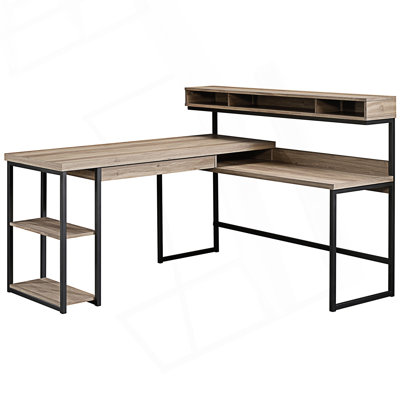 L-Shaped Desk With Ample Workspace