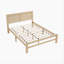 Ensemble de lit plateforme en bois 1pc-1852834999