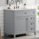 Meuble-lavabo avec lavabo, 3 tiroirs et tablette réglable