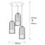 Luminaire suspendu sphère 3 lumières Penobscot-594720807