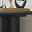 Console de forme ovale avec base robuste-129955740