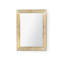 Reese Rectangle Brass Beveled Wall Mirror-2096492457