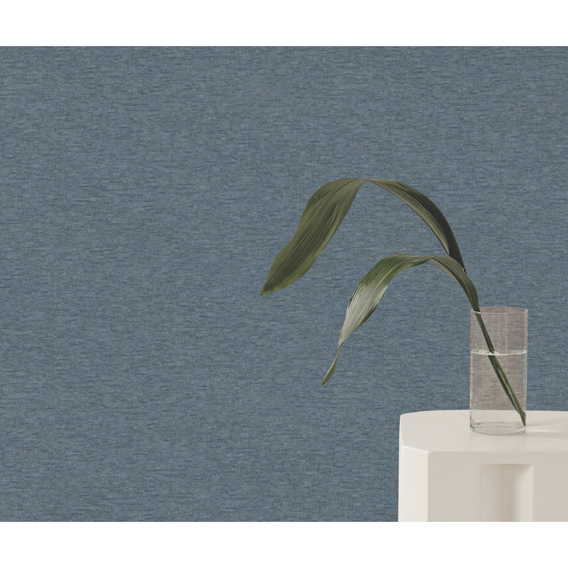 Papier peint texturé Tide Water, Bleu