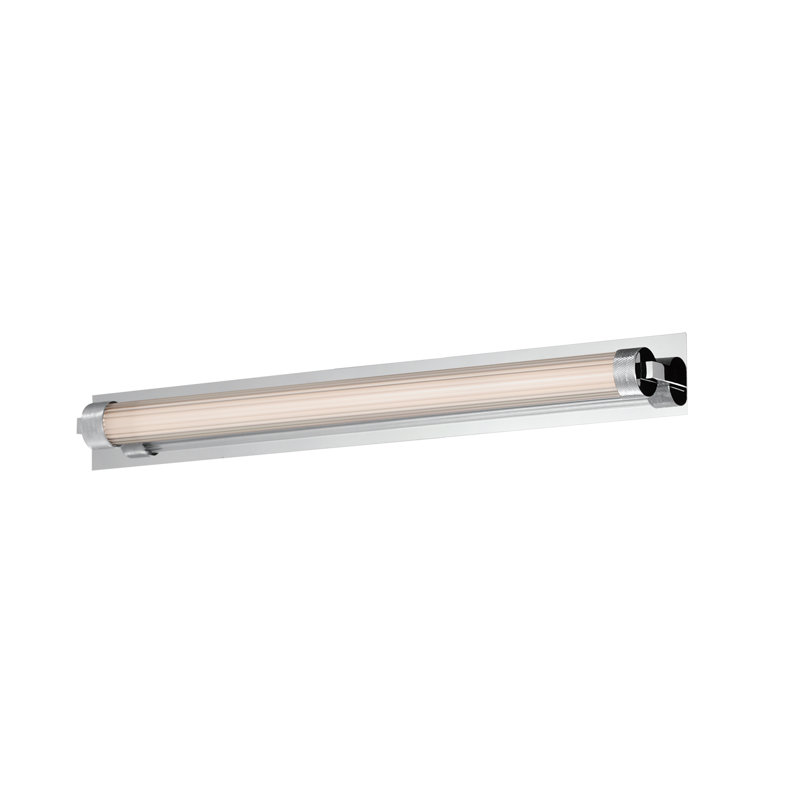 Applique murale encastrée DEL Delice, H 4,75 po x l 25,5 po x P 3 po, Chrome poli