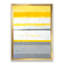 «Gray and Yellow Blue Abstract XIII», reproduction d'art sur toile-51146056-51146054