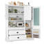 Grande armoire de rangement pour garde-manger de 78,3 po avec tiroirs-261292836
