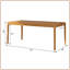Table de salle à manger rectangulaire Crew-129079711-130019459