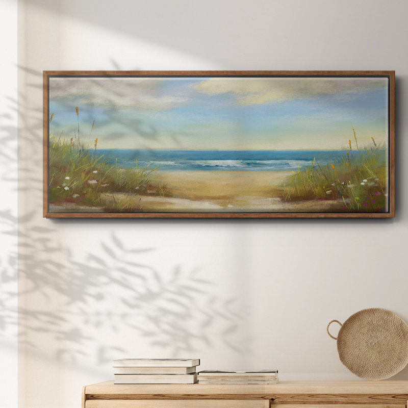 Serenity I- Framed Canvas