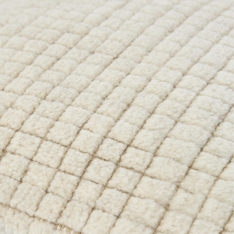 Novoli Accent Pillow, Beige, Pillow Cover Only - No Insert, Square 22"