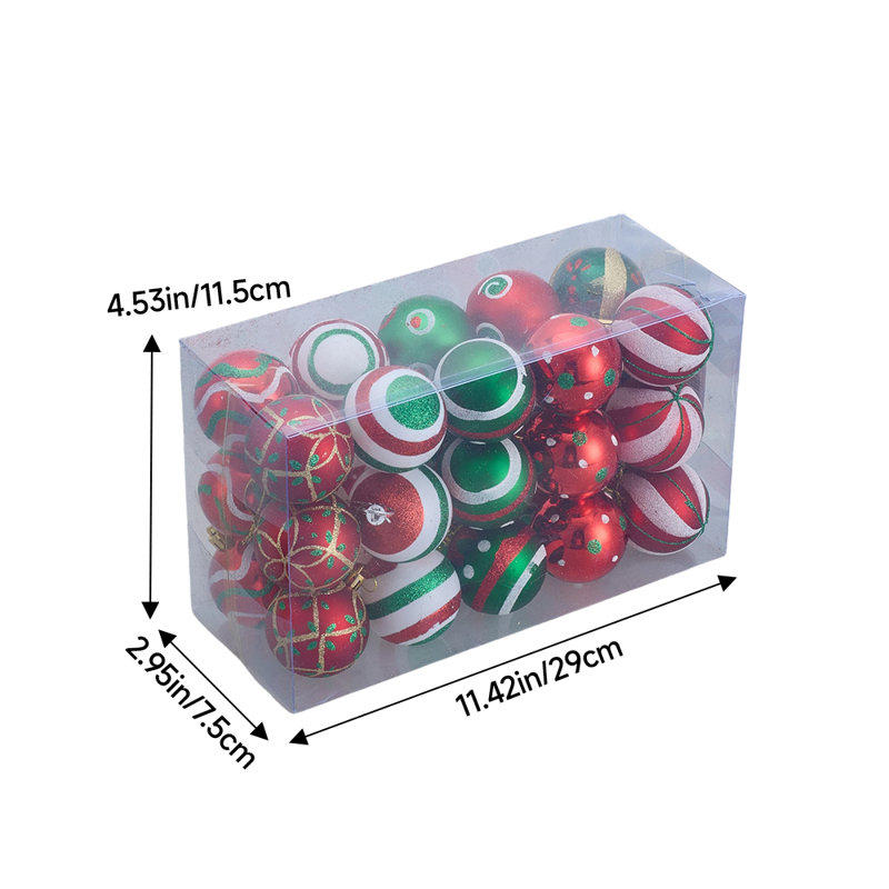 11.5cm Plastic / Acrylic Bauble