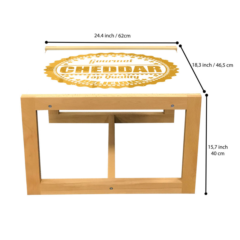 Jaesun Sled Coffee Table, 40cm H x 46.5cm W x 62cm D