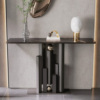 Modern simple sintered stone console table