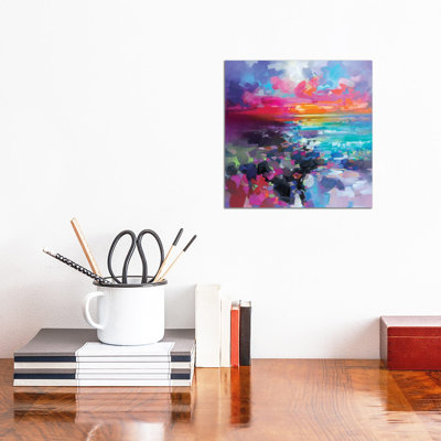 Barra Sunset Fragments by Scott Naismith - Wrapped Canvas Print