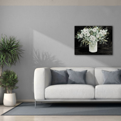  «Beautiful Bouquet» par Cindy Jacobs, art mural sur toile, 34 po x 26 po