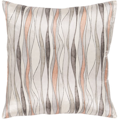 Natural Affinity Modern Silk Throw Pillow
