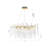 12 - Light Dimmable Geometric Chandelier