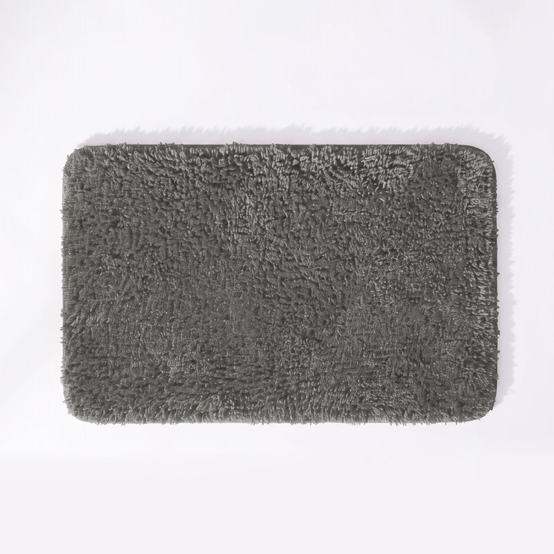 Jordan Microfibre Non Slip Bath Mat, Charcoal