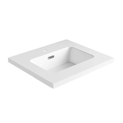 25'' Single Bathroom Vanity Top with Sink