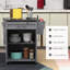 33" Rolling Kitchen Cart With Stainless Steel Countertop And Drawer-745946366