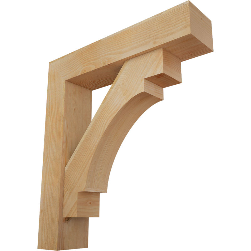 Support Merced Block avec support décalé, 40 x 36, Sapin Douglas de l 8 po (scié brut)