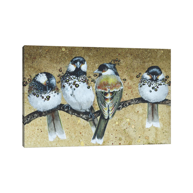 Reproduction d’art, "The Quirk" par Maggie vandewalle, Toile tendue, H 18 po x l 26 po x P 1,5 po, Pas de tapis