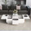 Table basse avec 2 grands compartiments de rangement cachés-1995216856